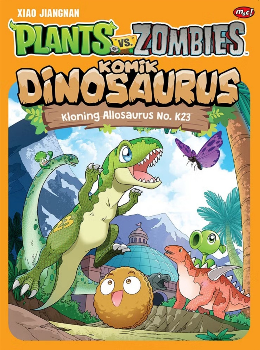 PLANTS VS Zombies : KOMIK DINOSAURUS : KLONING ALLOSAURUS NO. K23