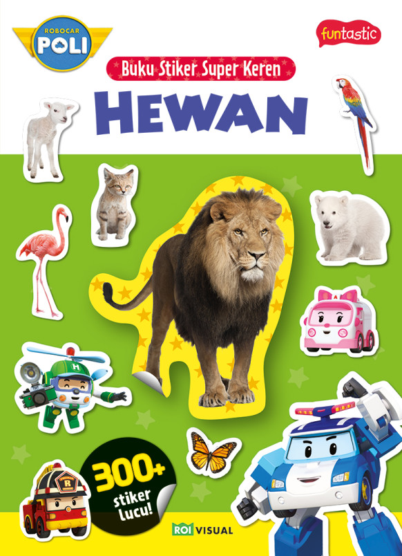 ROBOCAR POLI - BUKU STIKER SUPER KEREN - HEWAN