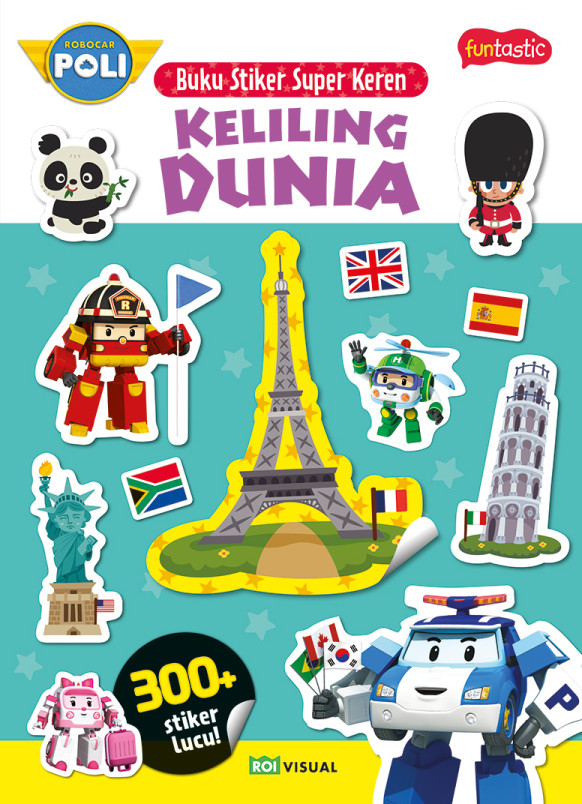 ROBOCAR POLI - BUKU STIKER SUPER KEREN - KELILING DUNIA